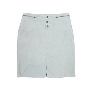 Vintage Y2K American Eagle tan corduroy mini skirt 8